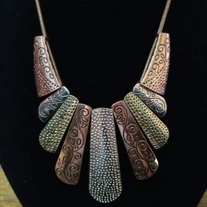 Mixed metals short paparazzi necklace